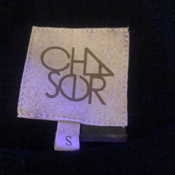 Chaser Loungewear Ladies' Long Sleeve Black Waffle Thermal Top Size Small - Picture 4 of 5